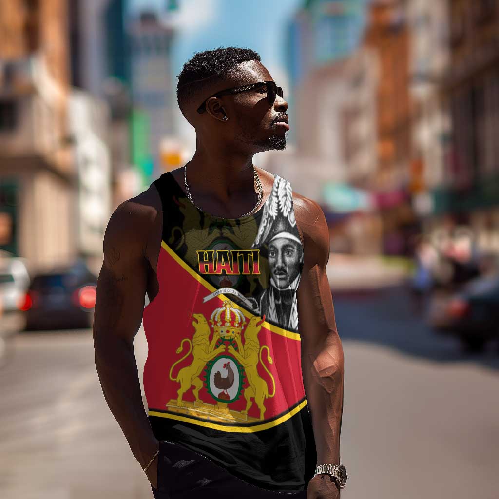 First Empire Of Haiti 1804-1806 Men Tank Top Jean-Jacques Dessalines Liberte ou la Mort! LT14