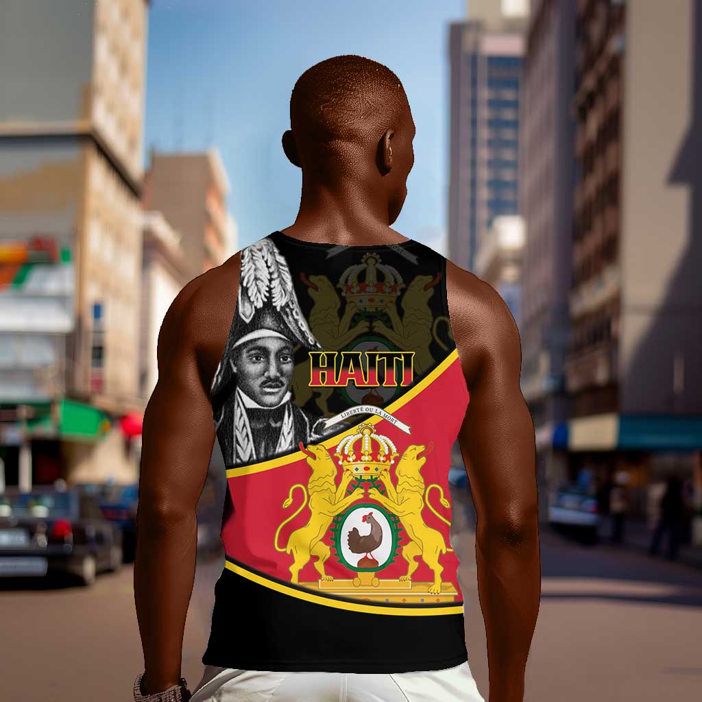 First Empire Of Haiti 1804-1806 Men Tank Top Jean-Jacques Dessalines Liberte ou la Mort! LT14