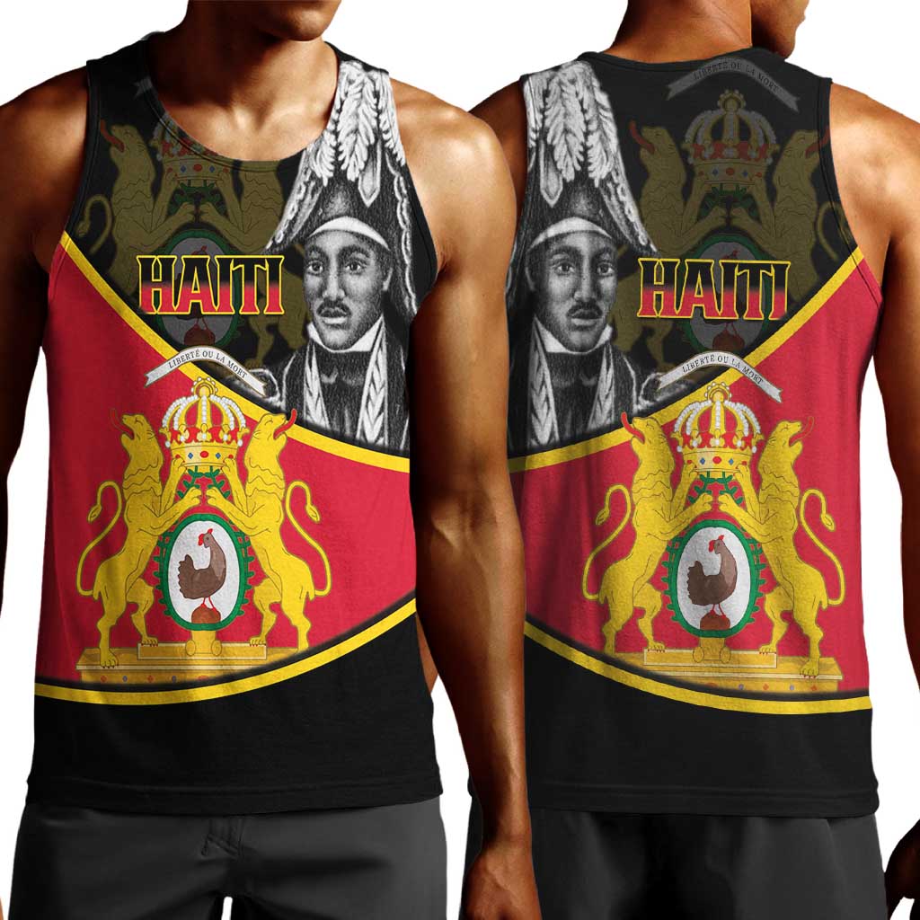 First Empire Of Haiti 1804-1806 Men Tank Top Jean-Jacques Dessalines Liberte ou la Mort! LT14