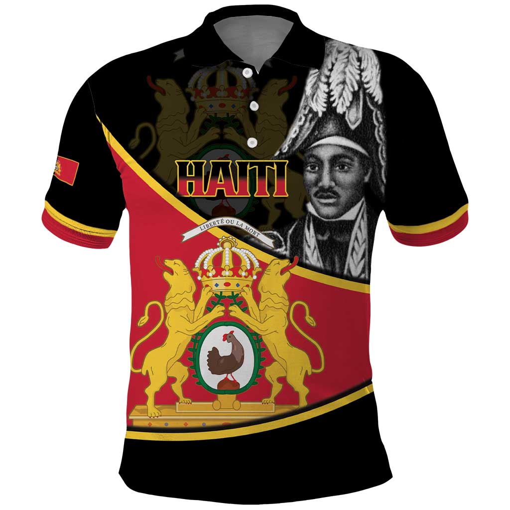 First Empire Of Haiti 1804-1806 Polo Shirt Jean-Jacques Dessalines Liberte ou la Mort! LT14