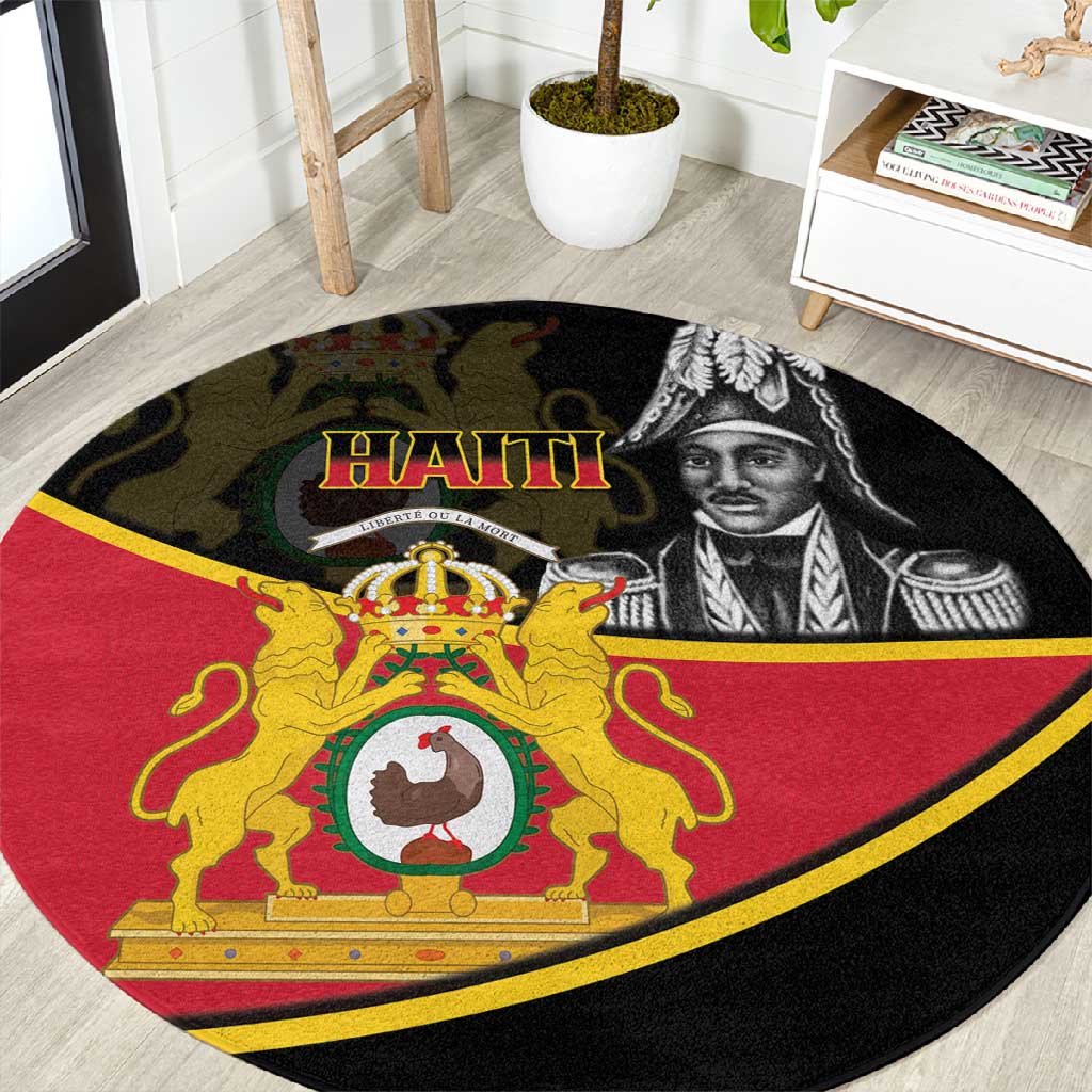 First Empire Of Haiti 1804-1806 Round Carpet Jean-Jacques Dessalines Liberte ou la Mort! LT14