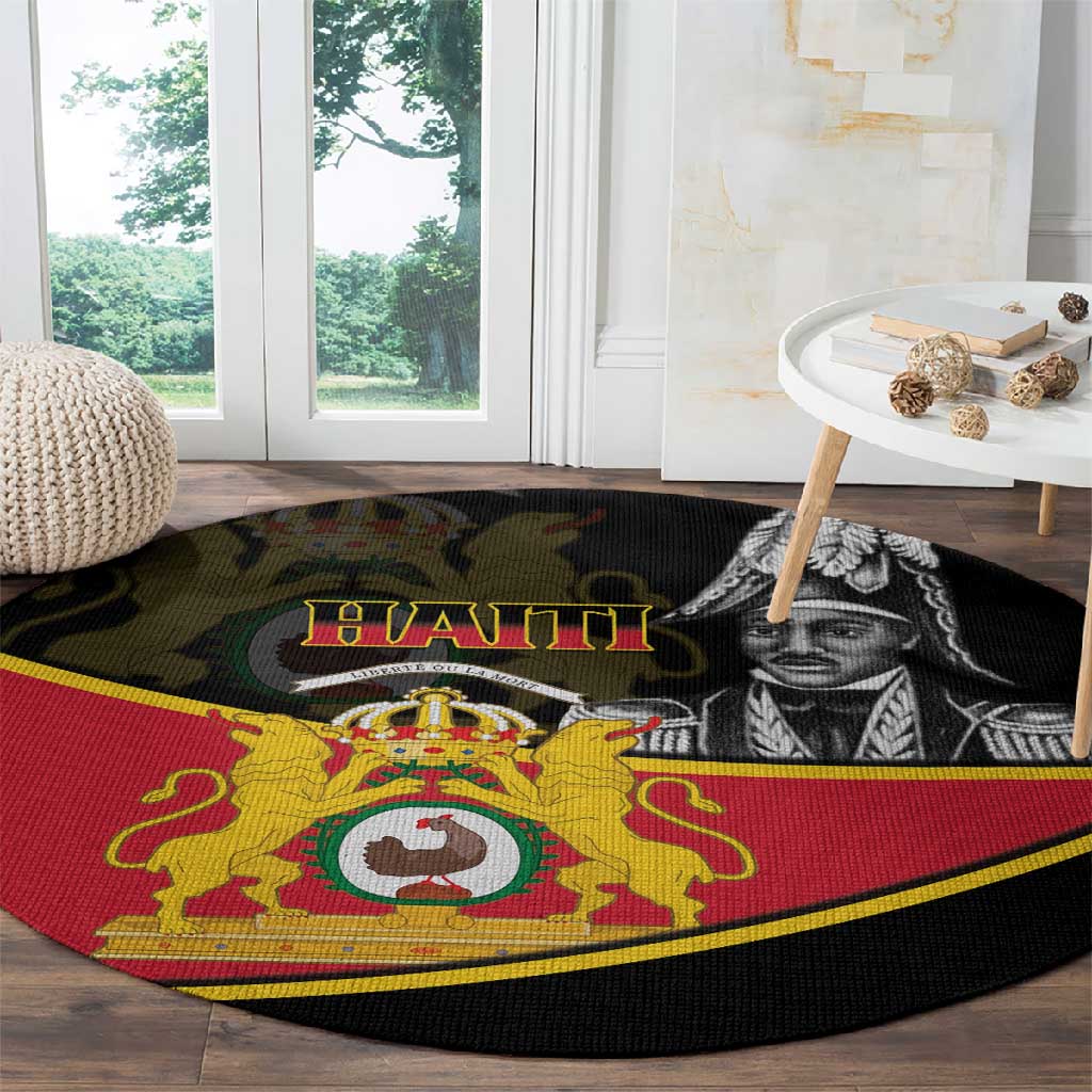 First Empire Of Haiti 1804-1806 Round Carpet Jean-Jacques Dessalines Liberte ou la Mort! LT14
