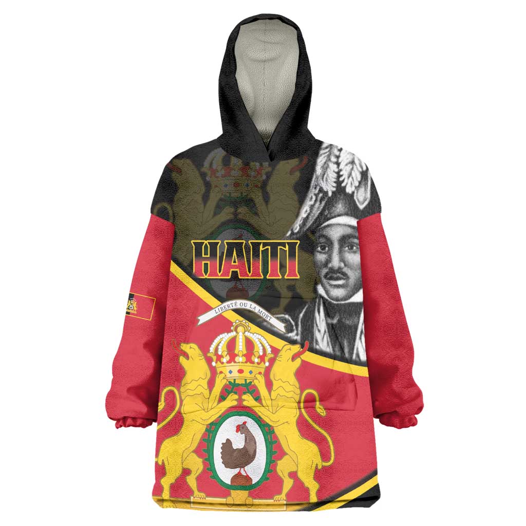 First Empire Of Haiti 1804-1806 Wearable Blanket Hoodie Jean-Jacques Dessalines Liberte ou la Mort! LT14