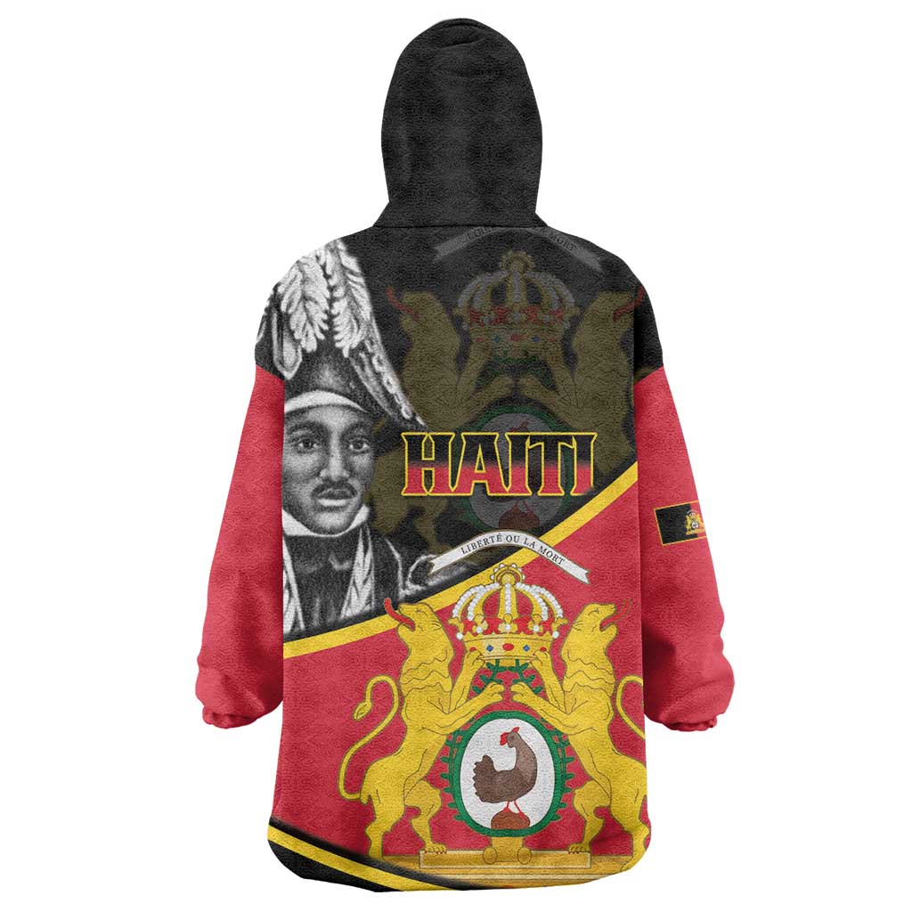First Empire Of Haiti 1804-1806 Wearable Blanket Hoodie Jean-Jacques Dessalines Liberte ou la Mort! LT14