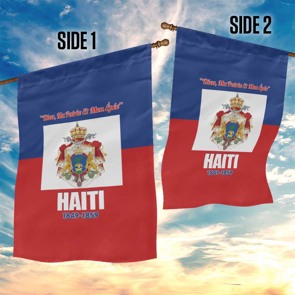 Second Empire of Haiti 1849-1859 Garden Flag Anpi an Ayiti Flag Style LT14