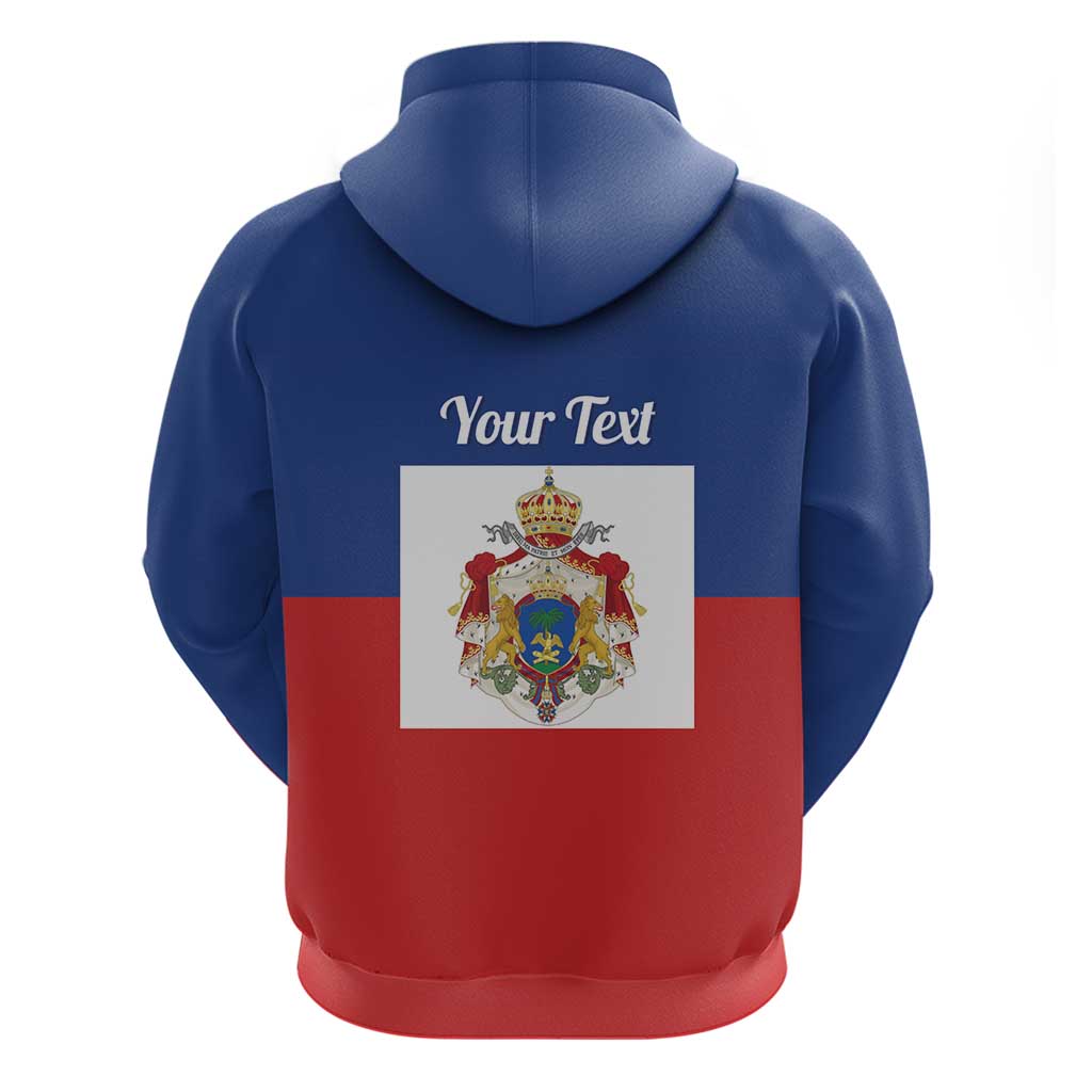 Personalised Second Empire of Haiti 1849-1859 Hoodie Anpi an Ayiti Flag Style LT14