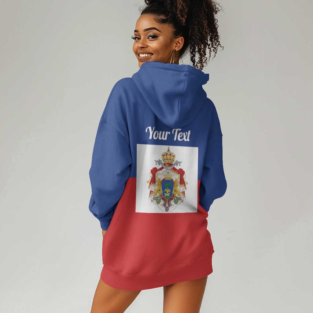 Personalised Second Empire of Haiti 1849-1859 Hoodie Dress Anpi an Ayiti Flag Style LT14
