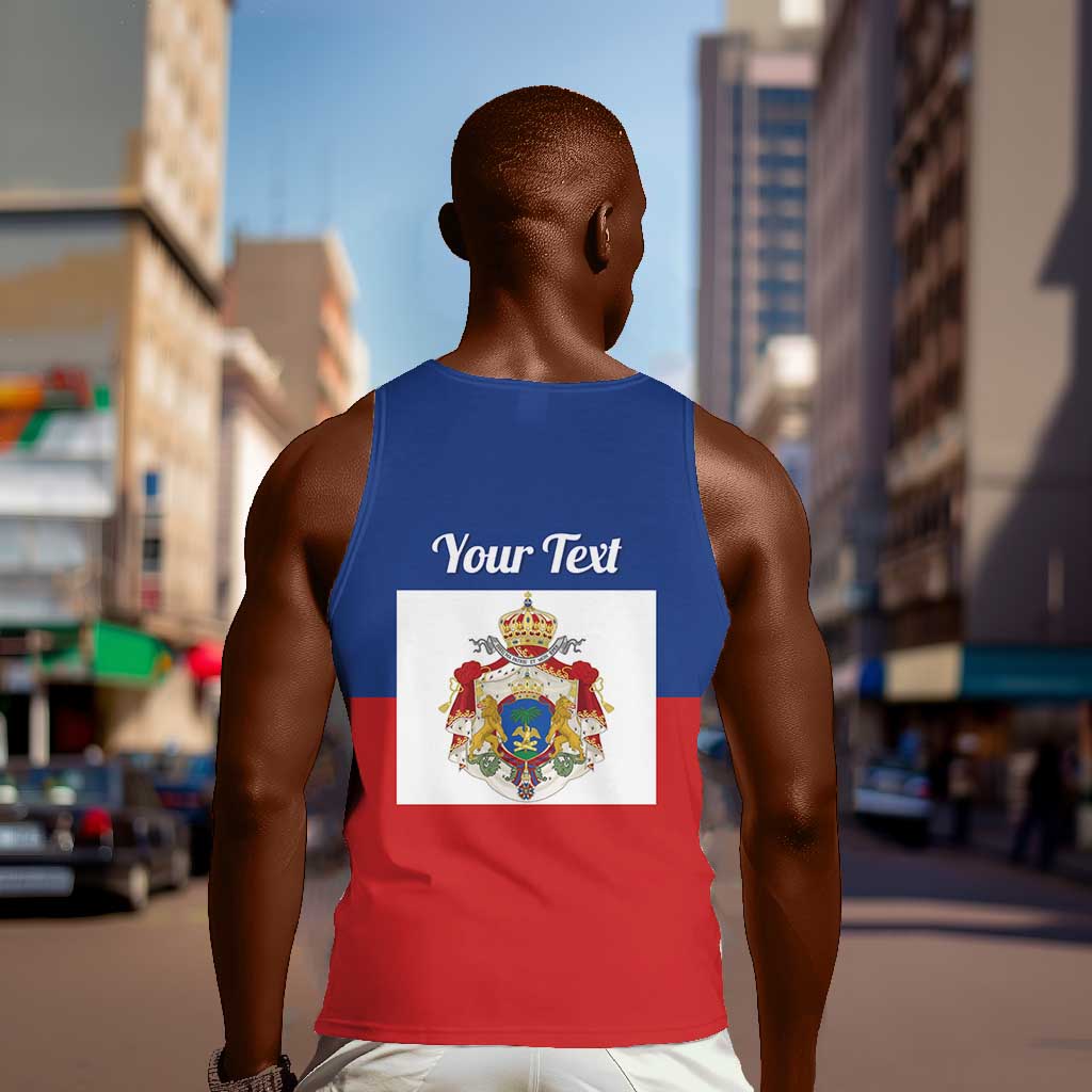 Personalised Second Empire of Haiti 1849-1859 Men Tank Top Anpi an Ayiti Flag Style LT14
