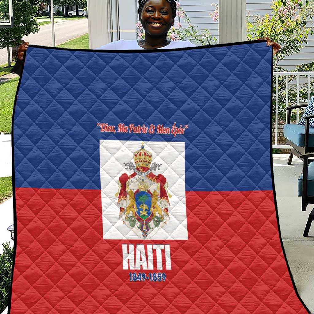 Second Empire of Haiti 1849-1859 Quilt Anpi an Ayiti Flag Style LT14