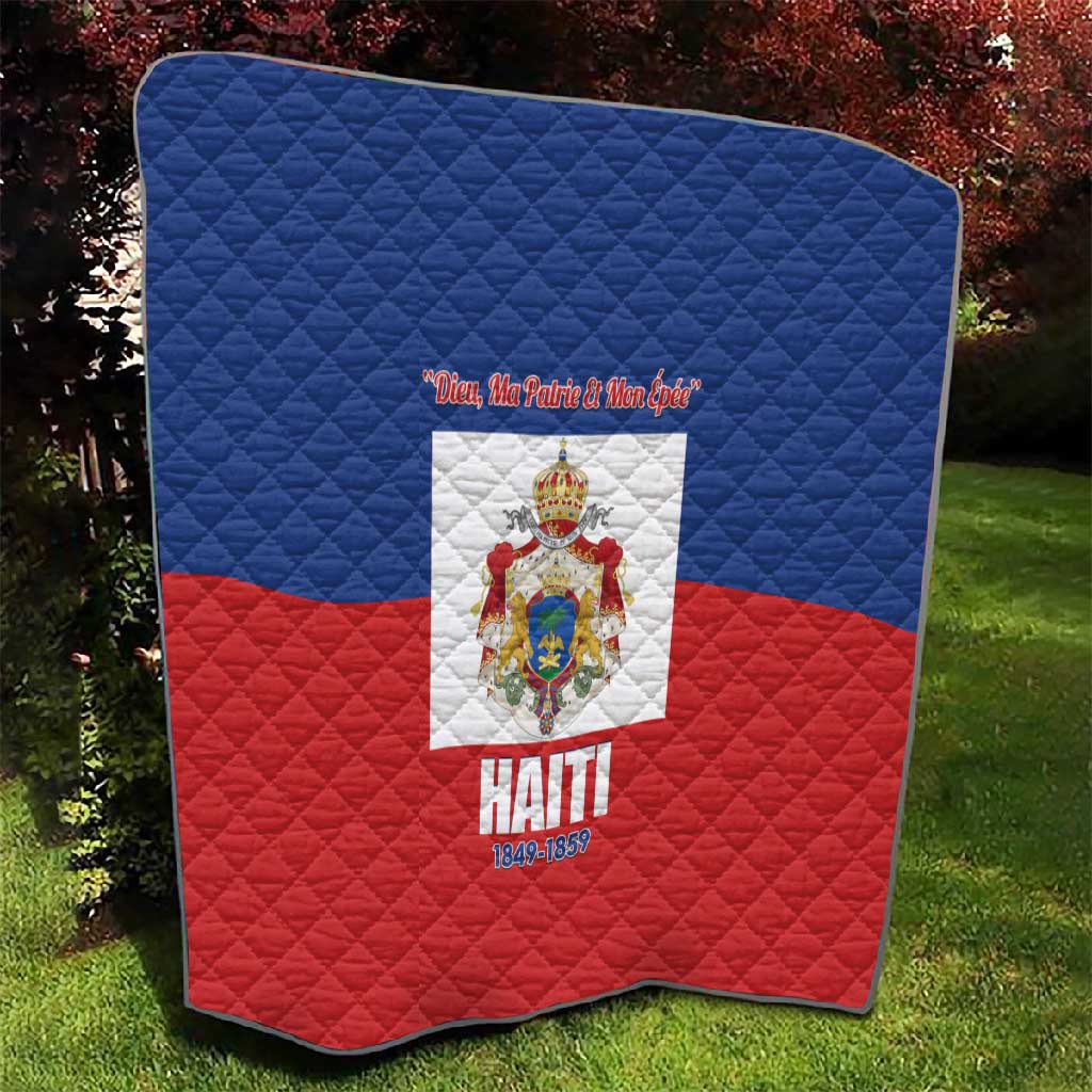 Second Empire of Haiti 1849-1859 Quilt Anpi an Ayiti Flag Style LT14