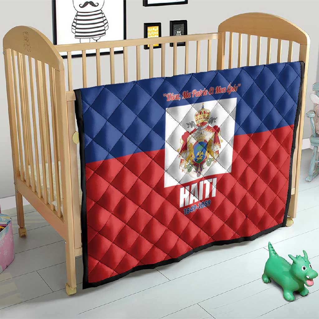 Second Empire of Haiti 1849-1859 Quilt Anpi an Ayiti Flag Style LT14