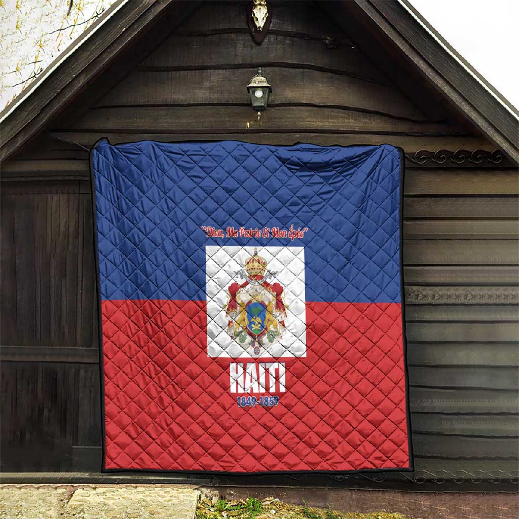 Second Empire of Haiti 1849-1859 Quilt Anpi an Ayiti Flag Style LT14