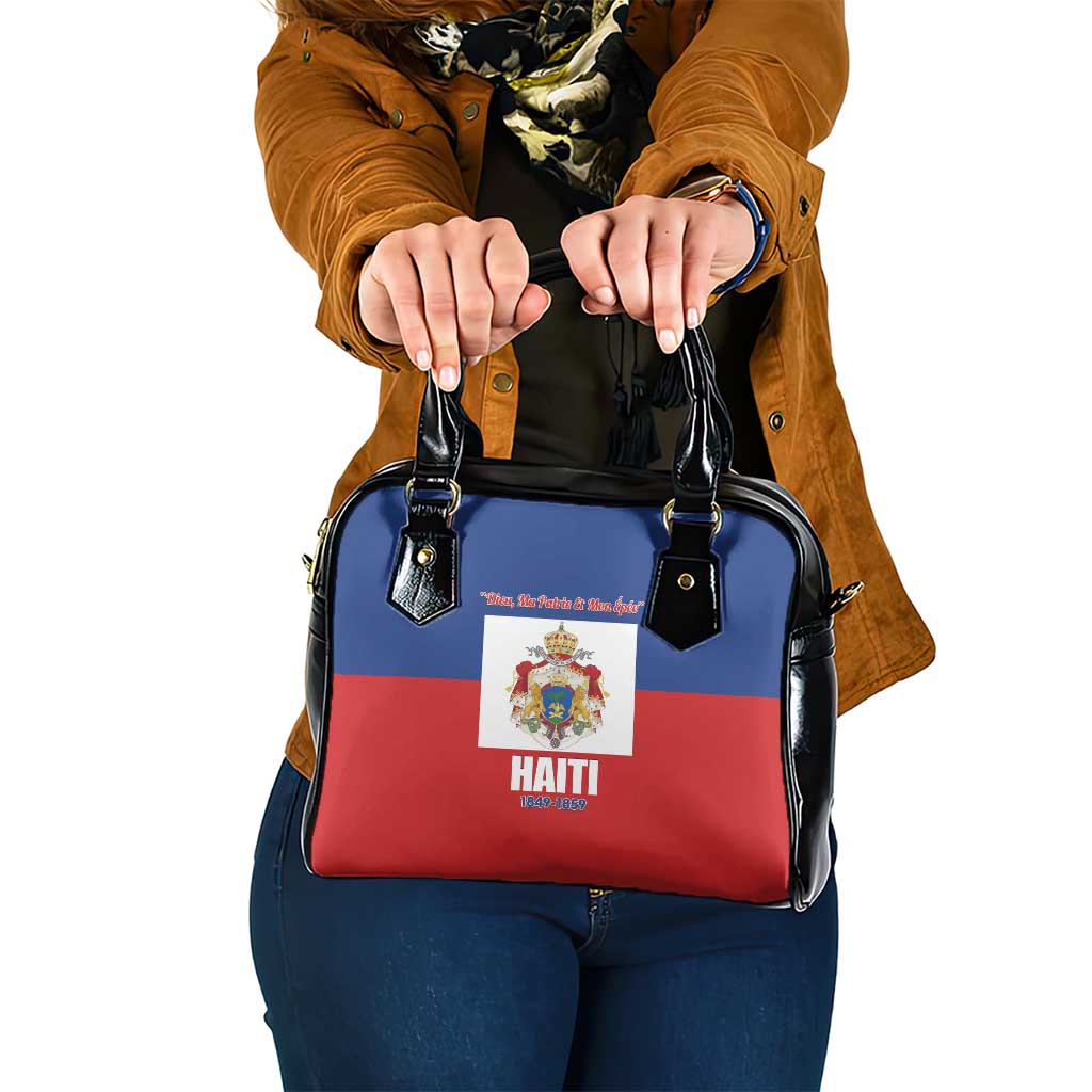 Second Empire of Haiti 1849-1859 Shoulder Handbag Anpi an Ayiti Flag Style LT14