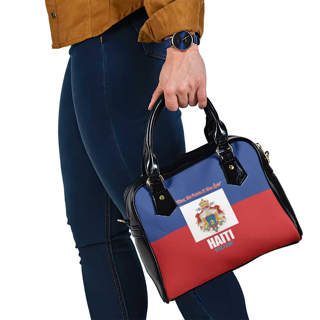 Second Empire of Haiti 1849-1859 Shoulder Handbag Anpi an Ayiti Flag Style LT14