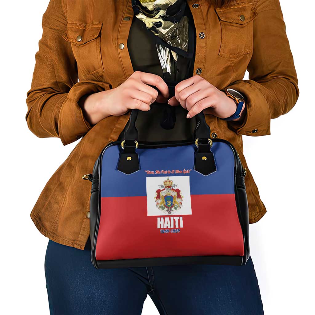 Second Empire of Haiti 1849-1859 Shoulder Handbag Anpi an Ayiti Flag Style LT14
