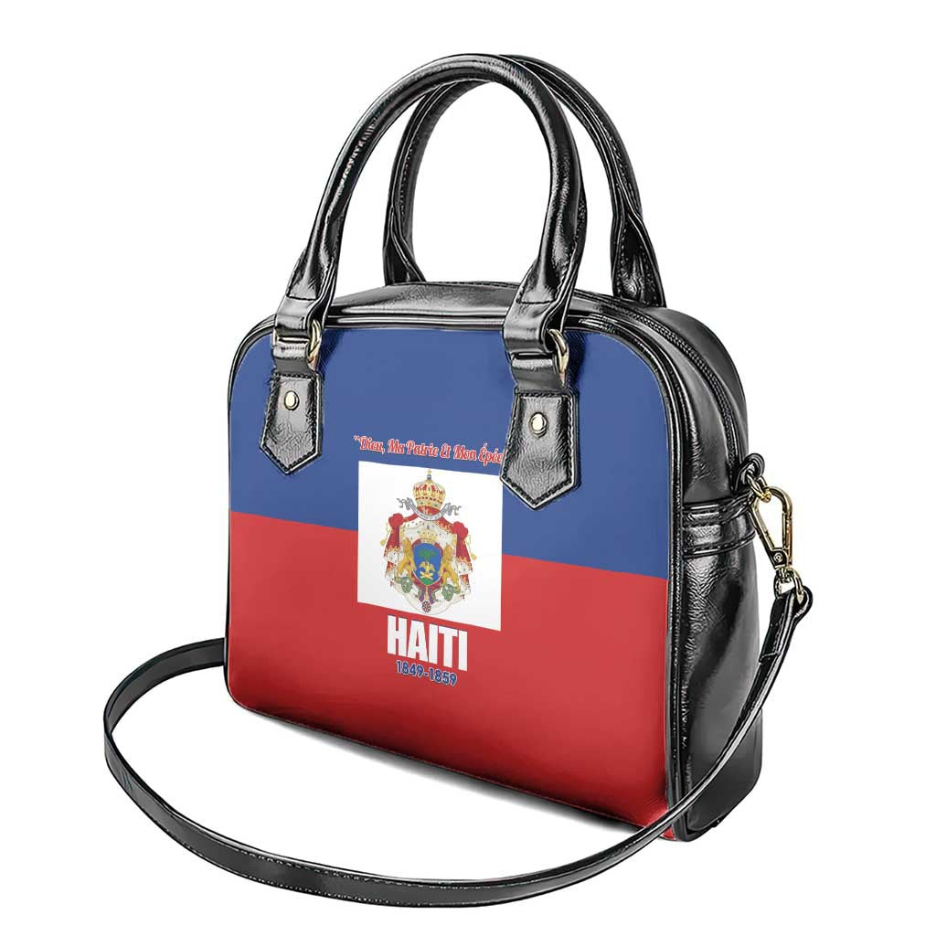 Second Empire of Haiti 1849-1859 Shoulder Handbag Anpi an Ayiti Flag Style LT14