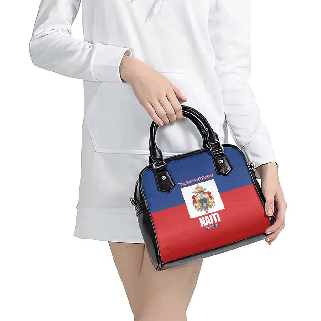 Second Empire of Haiti 1849-1859 Shoulder Handbag Anpi an Ayiti Flag Style LT14