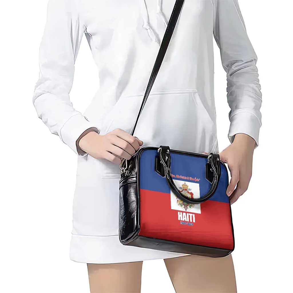 Second Empire of Haiti 1849-1859 Shoulder Handbag Anpi an Ayiti Flag Style LT14