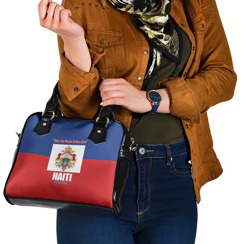 Second Empire of Haiti 1849-1859 Shoulder Handbag Anpi an Ayiti Flag Style LT14