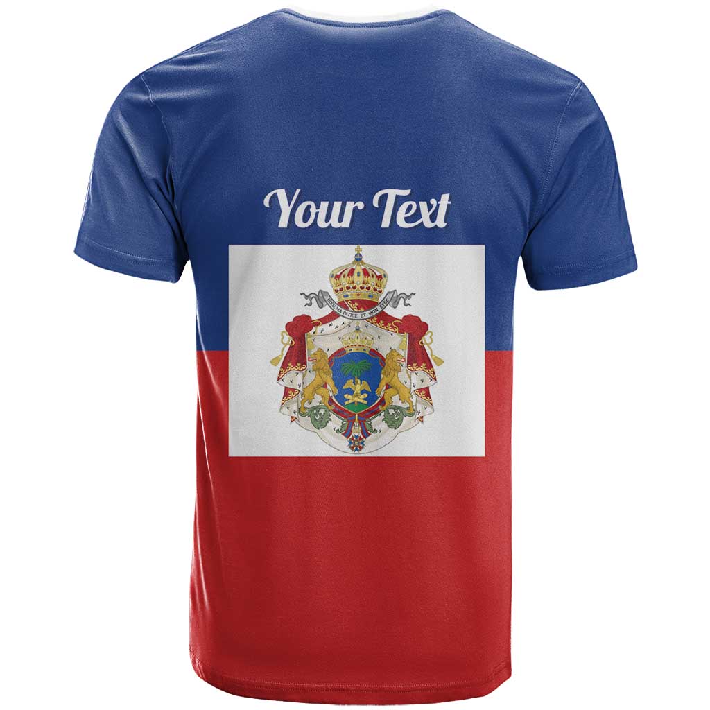Personalised Second Empire of Haiti 1849-1859 T shirt Anpi an Ayiti Flag Style LT14
