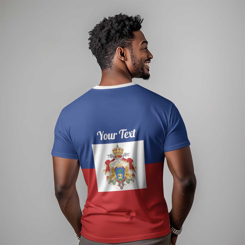 Personalised Second Empire of Haiti 1849-1859 T shirt Anpi an Ayiti Flag Style LT14