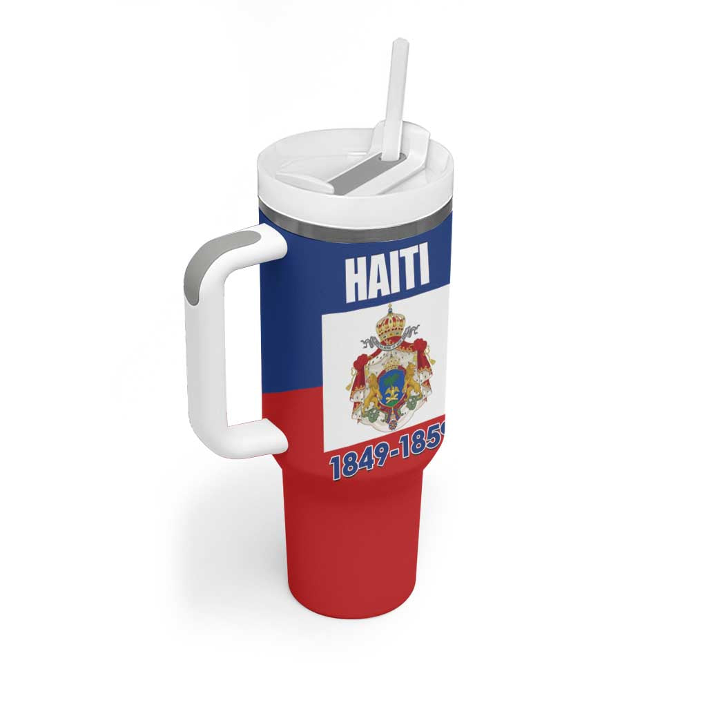 Personalised Second Empire of Haiti 1849-1859 Tumbler With Handle Anpi an Ayiti Flag Style LT14