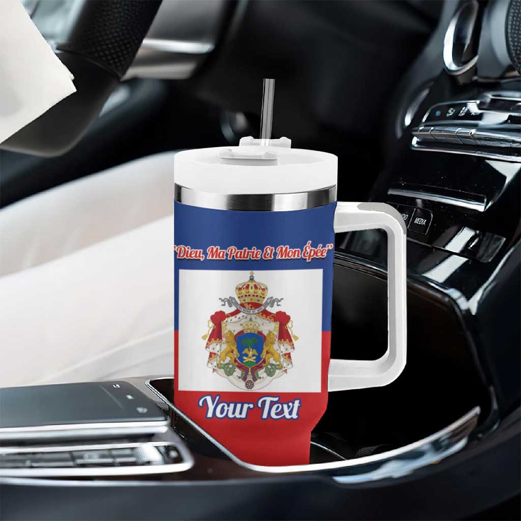 Personalised Second Empire of Haiti 1849-1859 Tumbler With Handle Anpi an Ayiti Flag Style LT14