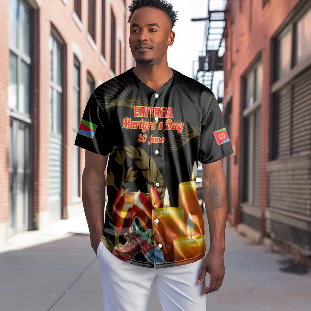 20 June Eritrea Martyrs Day Baseball Jersey Glory To Our Martyrs LT14
