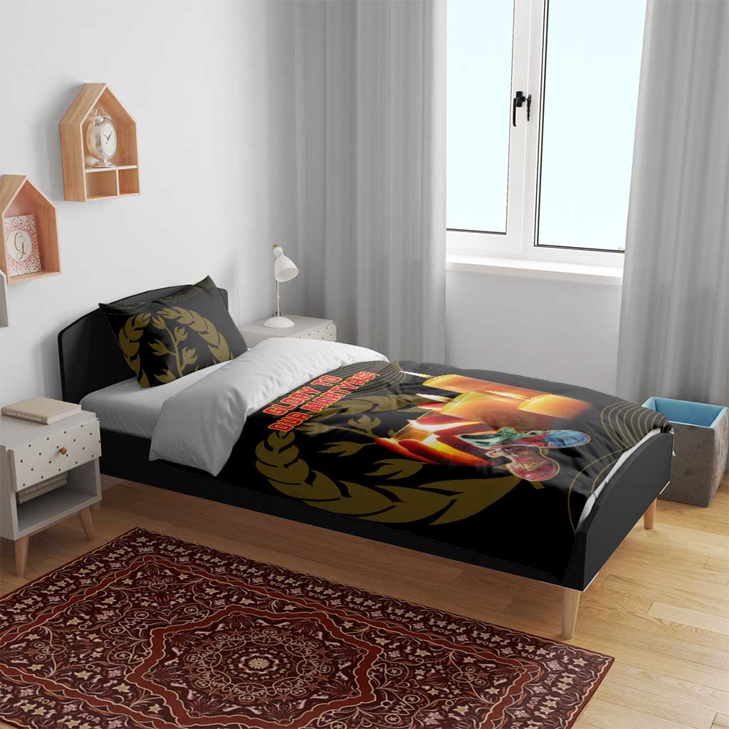 20 June Eritrea Martyrs Day Bedding Set Glory To Our Martyrs LT14
