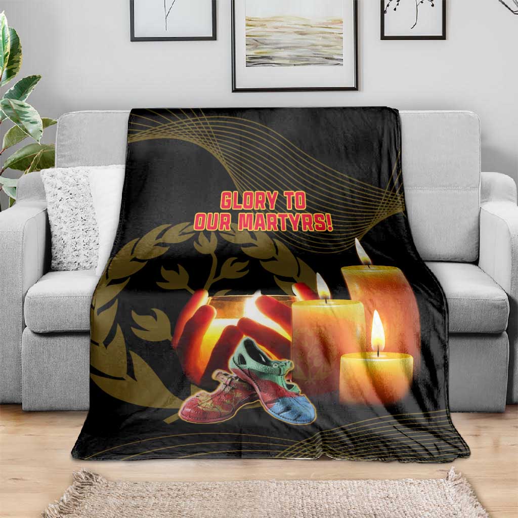 20 June Eritrea Martyrs Day Blanket Glory To Our Martyrs LT14