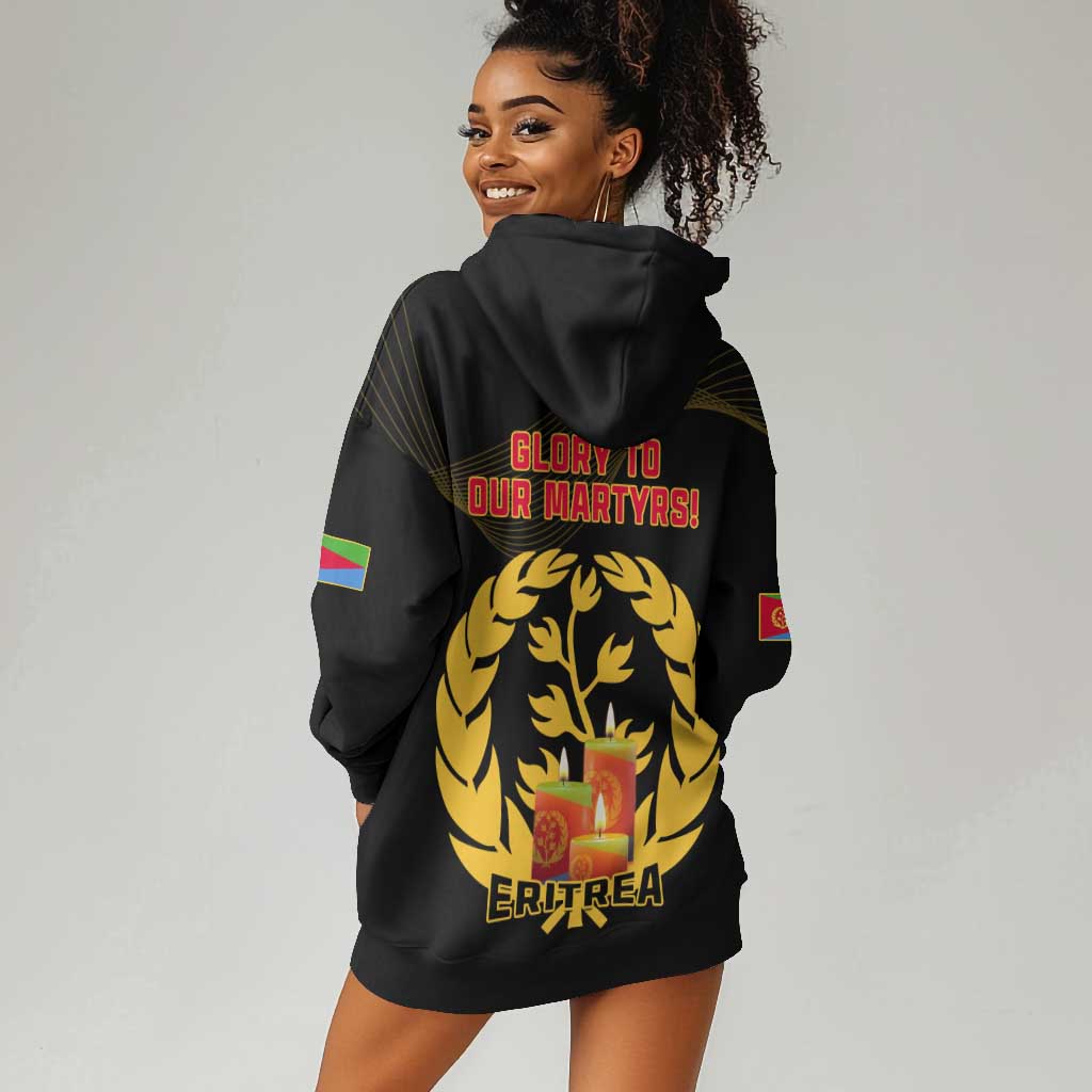 20 June Eritrea Martyrs Day Hoodie Dress Glory To Our Martyrs LT14