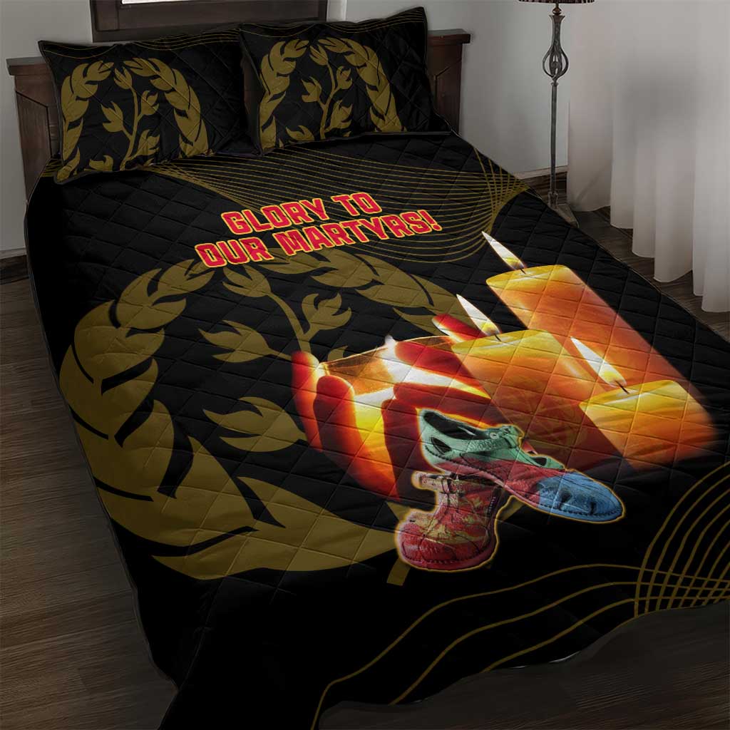 20 June Eritrea Martyrs Day Quilt Bed Set Glory To Our Martyrs LT14
