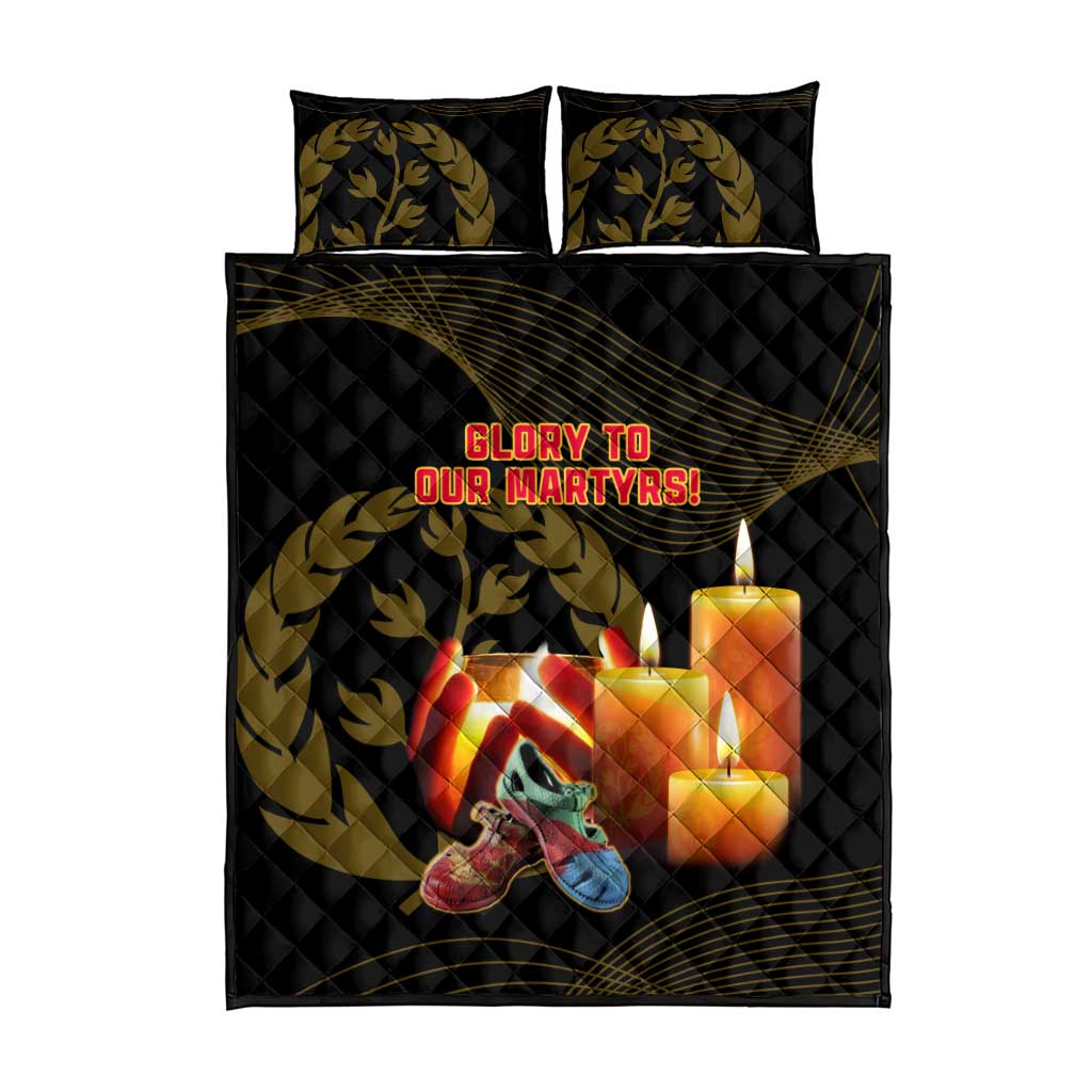 20 June Eritrea Martyrs Day Quilt Bed Set Glory To Our Martyrs LT14
