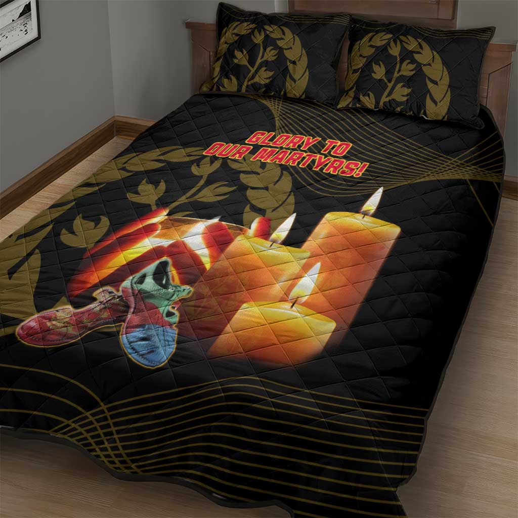 20 June Eritrea Martyrs Day Quilt Bed Set Glory To Our Martyrs LT14