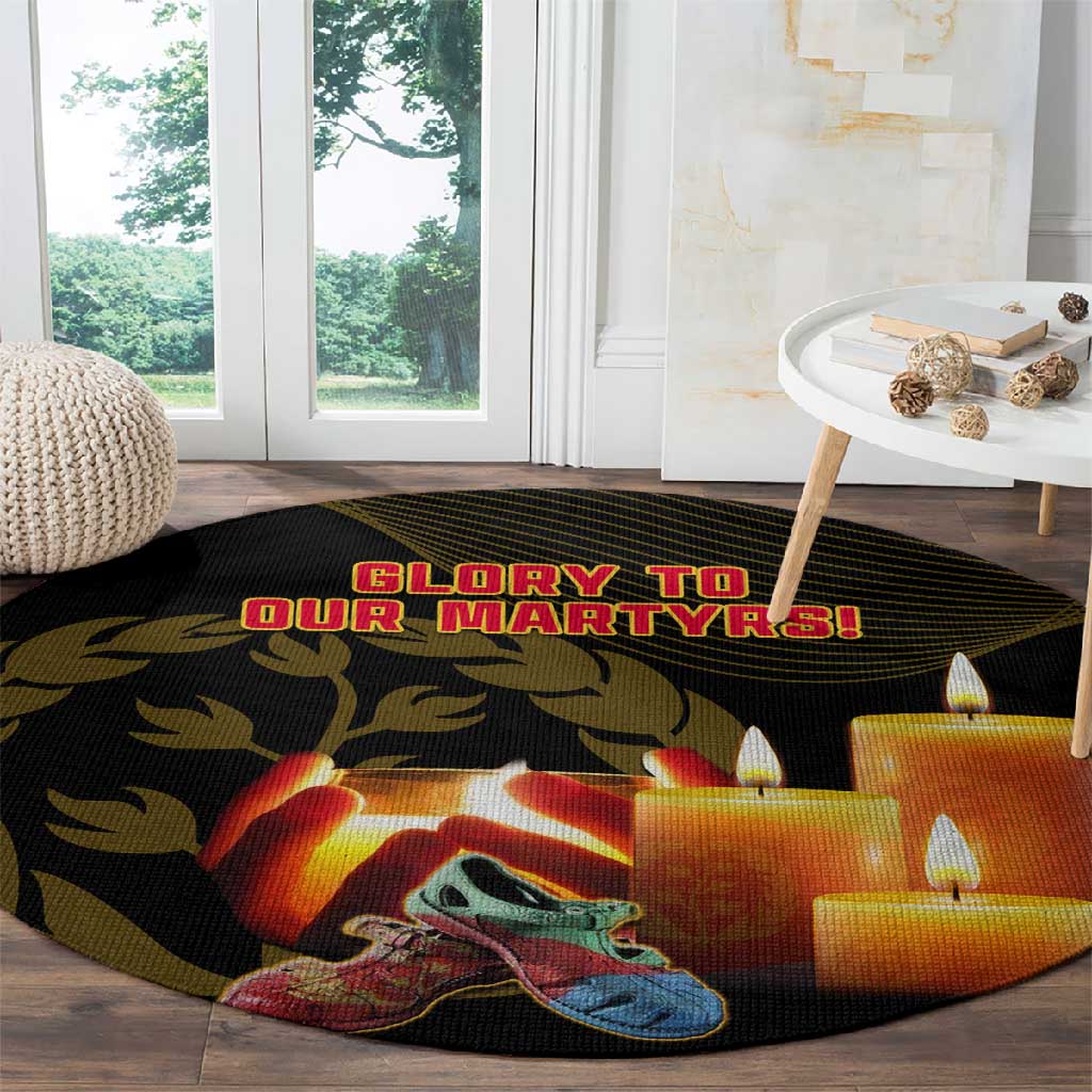 20 June Eritrea Martyrs Day Round Carpet Glory To Our Martyrs LT14