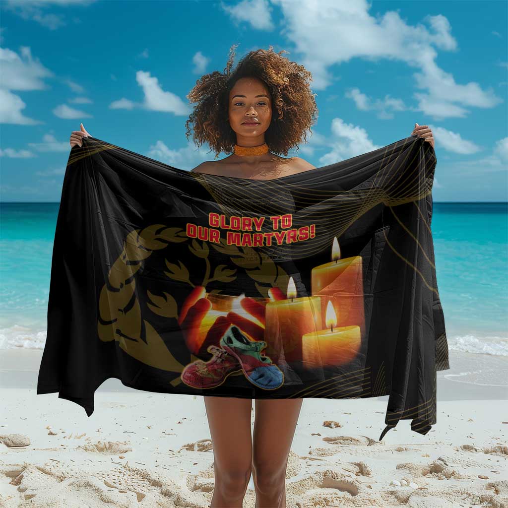 20 June Eritrea Martyrs Day Sarong Glory To Our Martyrs LT14
