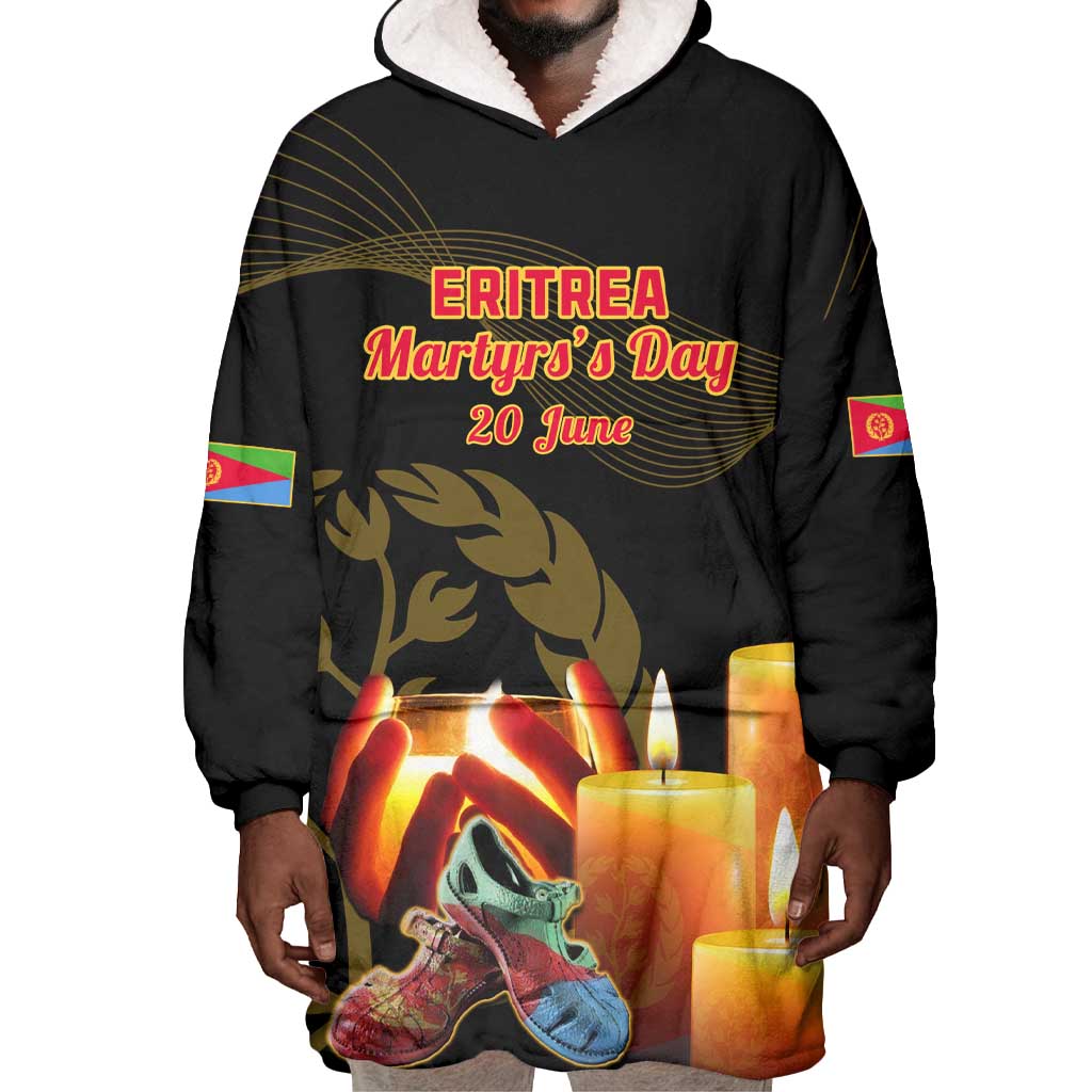 20 June Eritrea Martyrs Day Wearable Blanket Hoodie Glory To Our Martyrs LT14