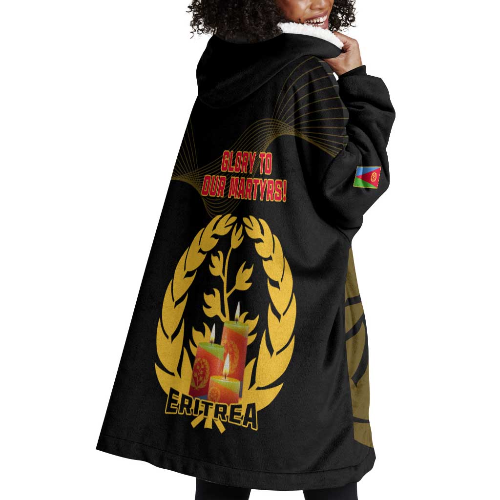 20 June Eritrea Martyrs Day Wearable Blanket Hoodie Glory To Our Martyrs LT14