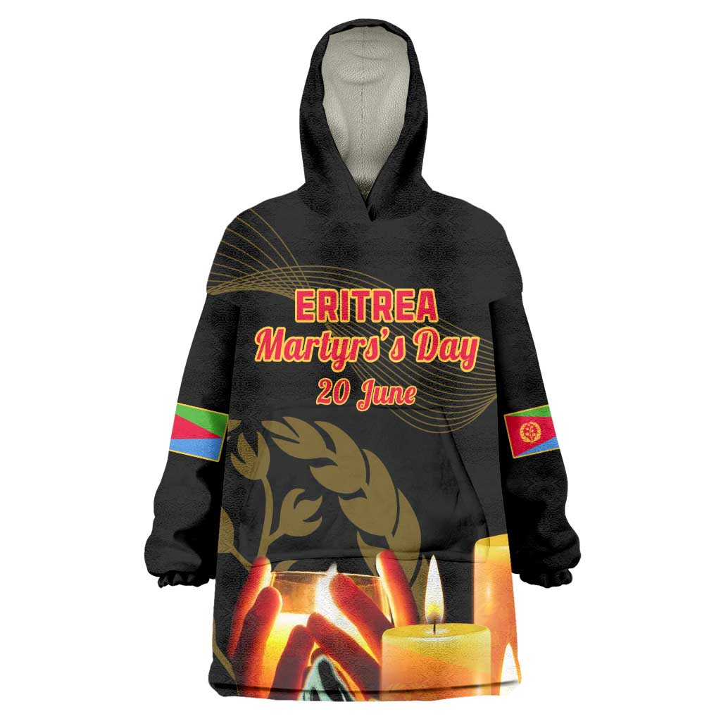 20 June Eritrea Martyrs Day Wearable Blanket Hoodie Glory To Our Martyrs LT14