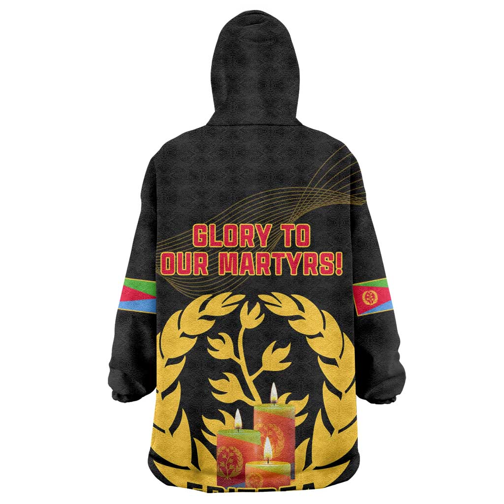 20 June Eritrea Martyrs Day Wearable Blanket Hoodie Glory To Our Martyrs LT14
