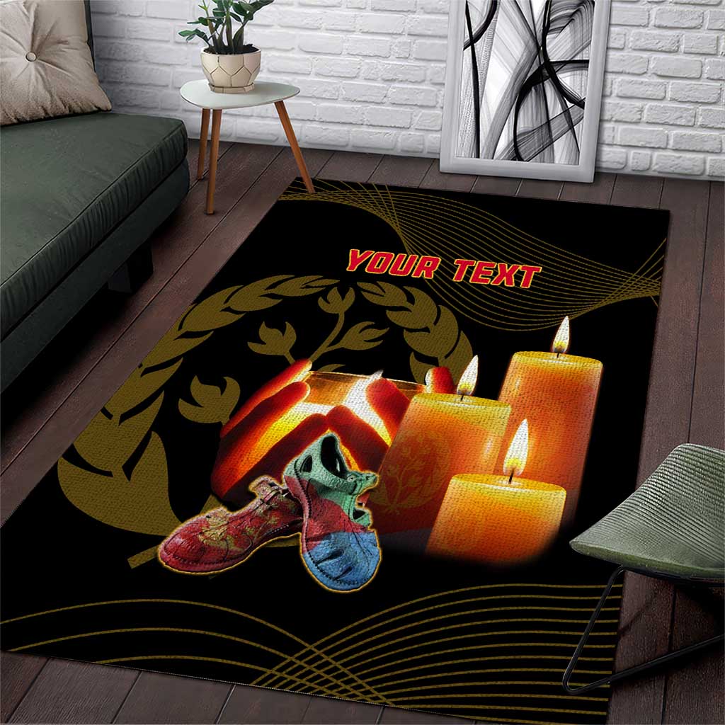 Personalised 20 June Eritrea Martyrs Day Area Rug Glory To Our Martyrs LT14