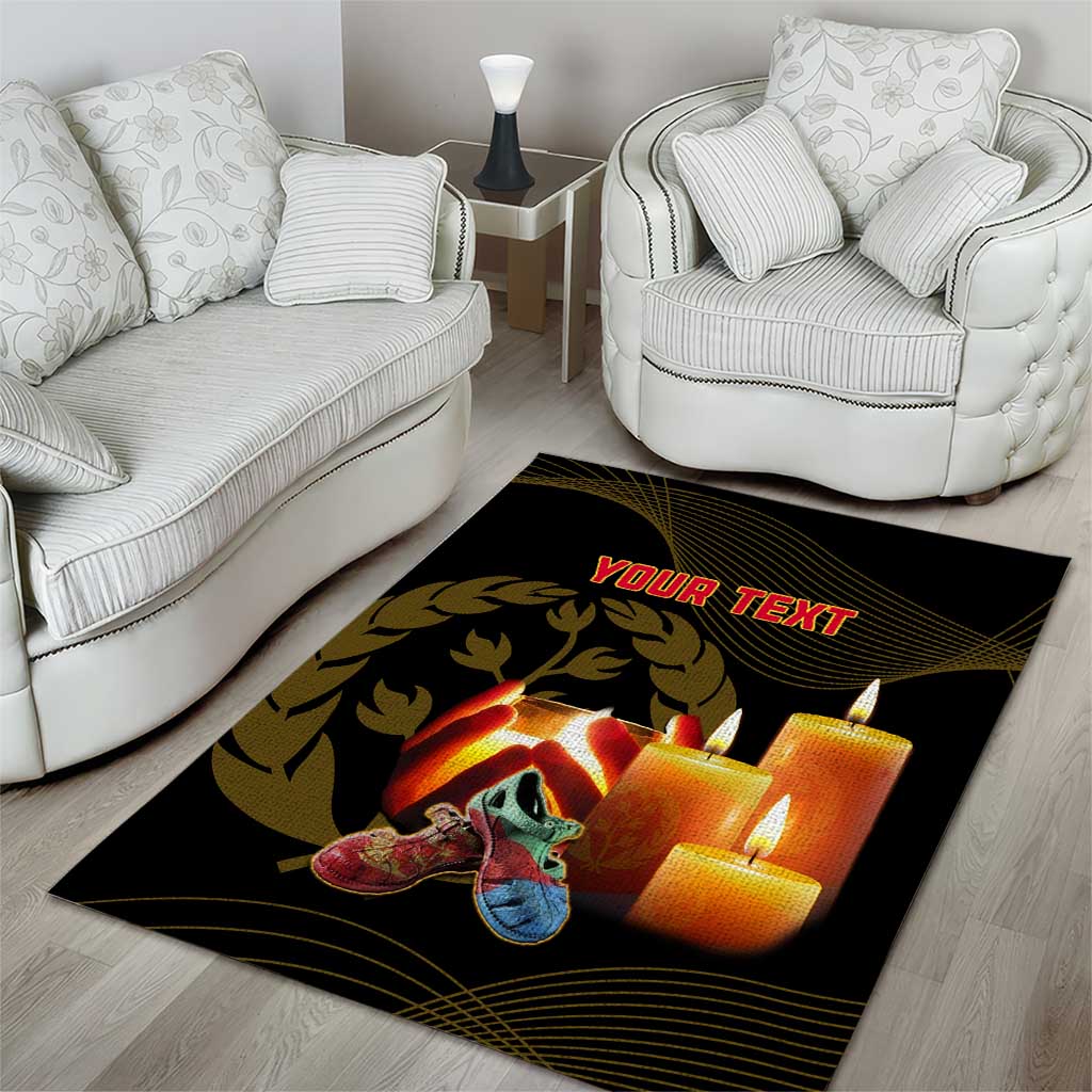 Personalised 20 June Eritrea Martyrs Day Area Rug Glory To Our Martyrs LT14