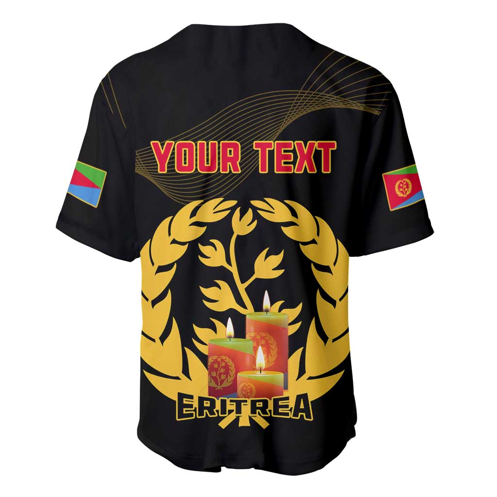 Personalised 20 June Eritrea Martyrs Day Baseball Jersey Glory To Our Martyrs LT14