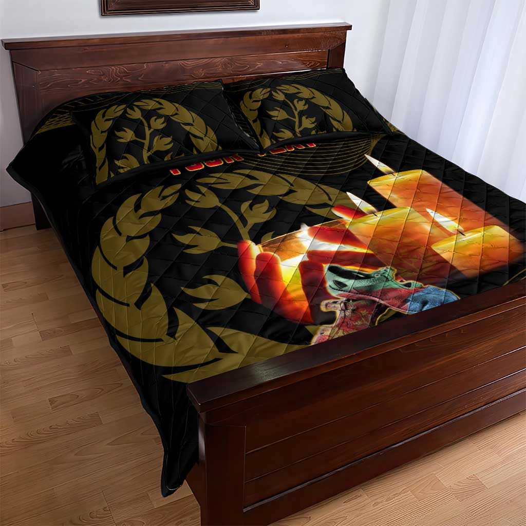 Personalised 20 June Eritrea Martyrs Day Quilt Bed Set Glory To Our Martyrs LT14