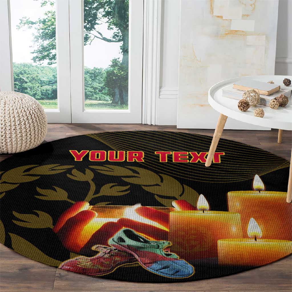 Personalised 20 June Eritrea Martyrs Day Round Carpet Glory To Our Martyrs LT14