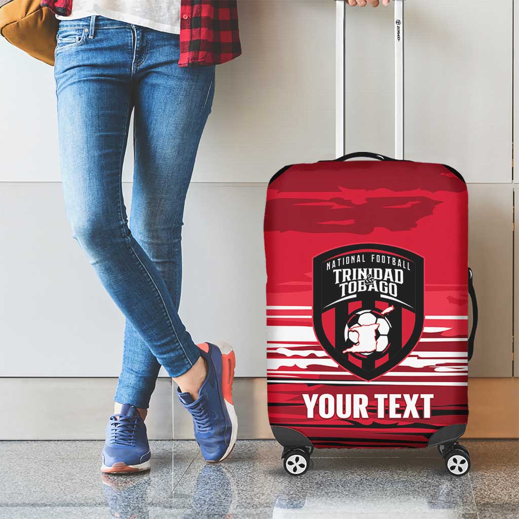 Custom Trinidad and Tobago Football Luggage Cover 2025 Grunge Version LT14