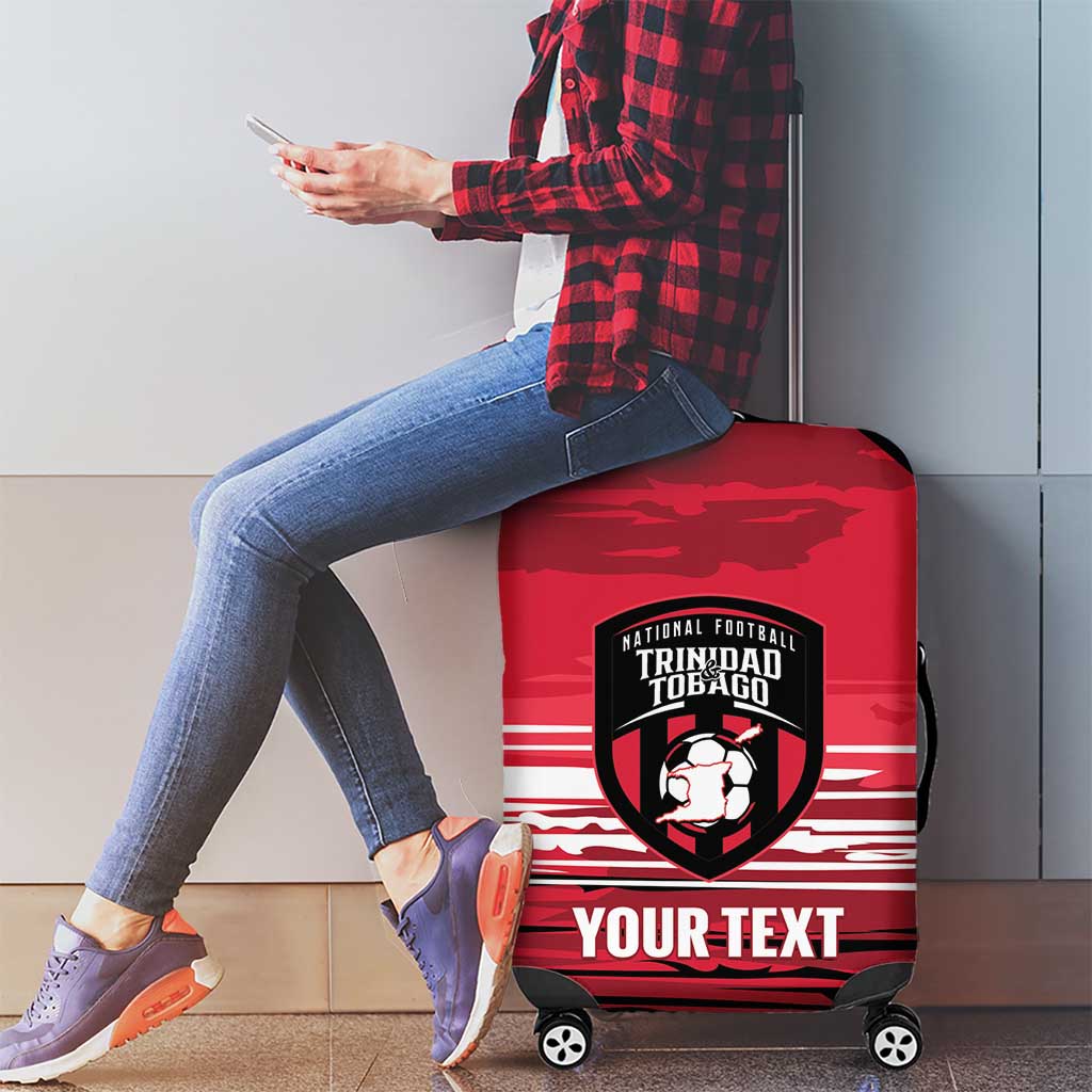 Custom Trinidad and Tobago Football Luggage Cover 2025 Grunge Version LT14