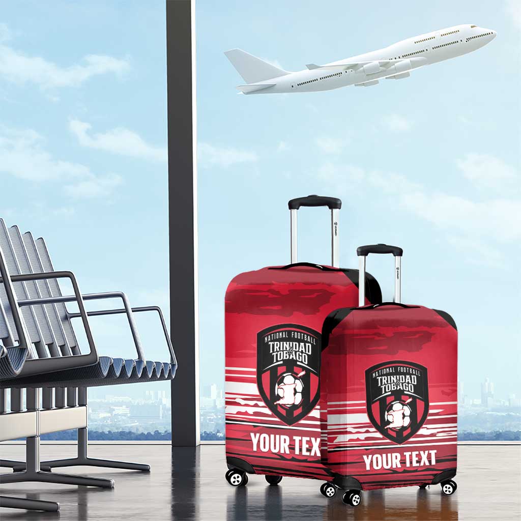 Custom Trinidad and Tobago Football Luggage Cover 2025 Grunge Version LT14