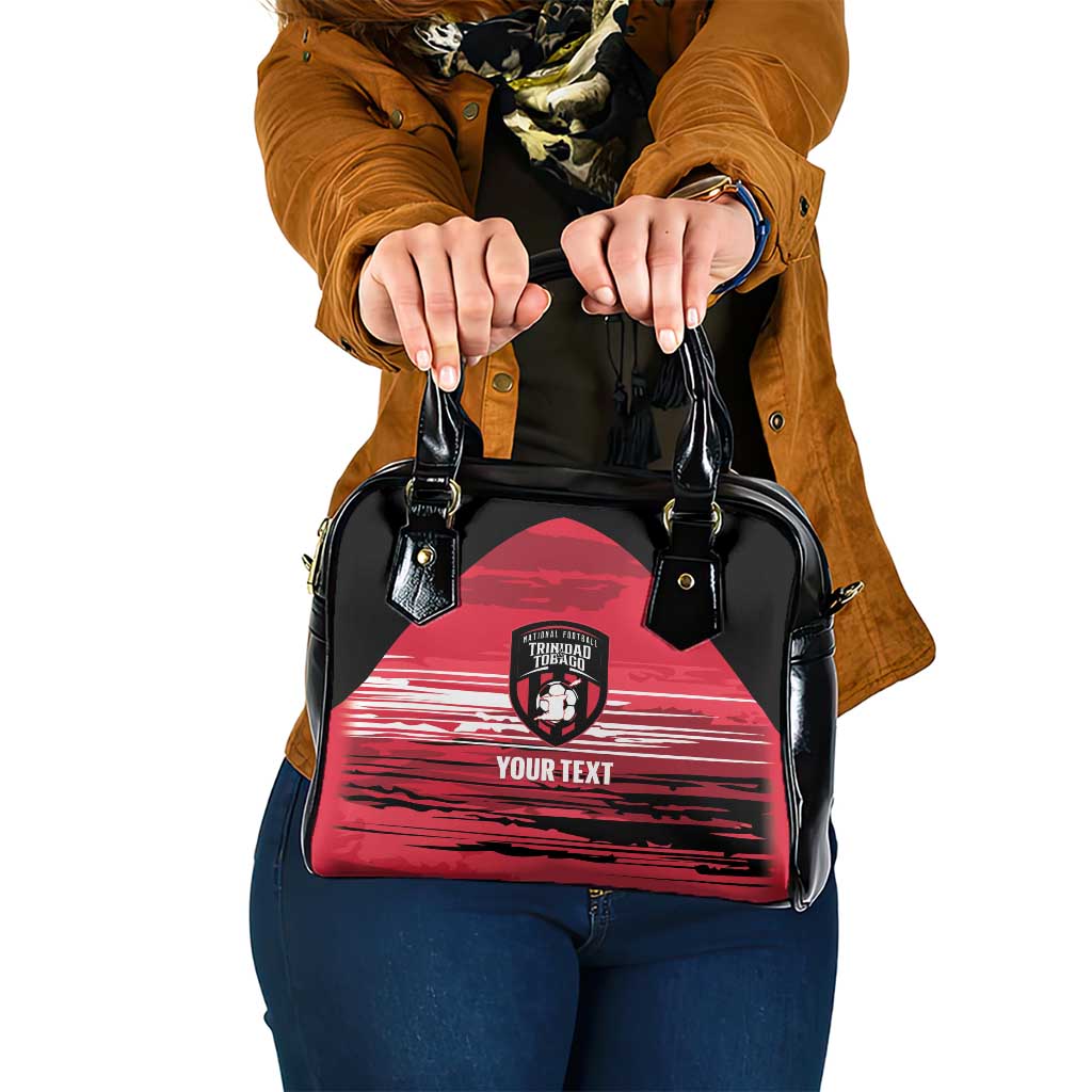 Custom Trinidad and Tobago Football Shoulder Handbag 2025 Grunge Version LT14