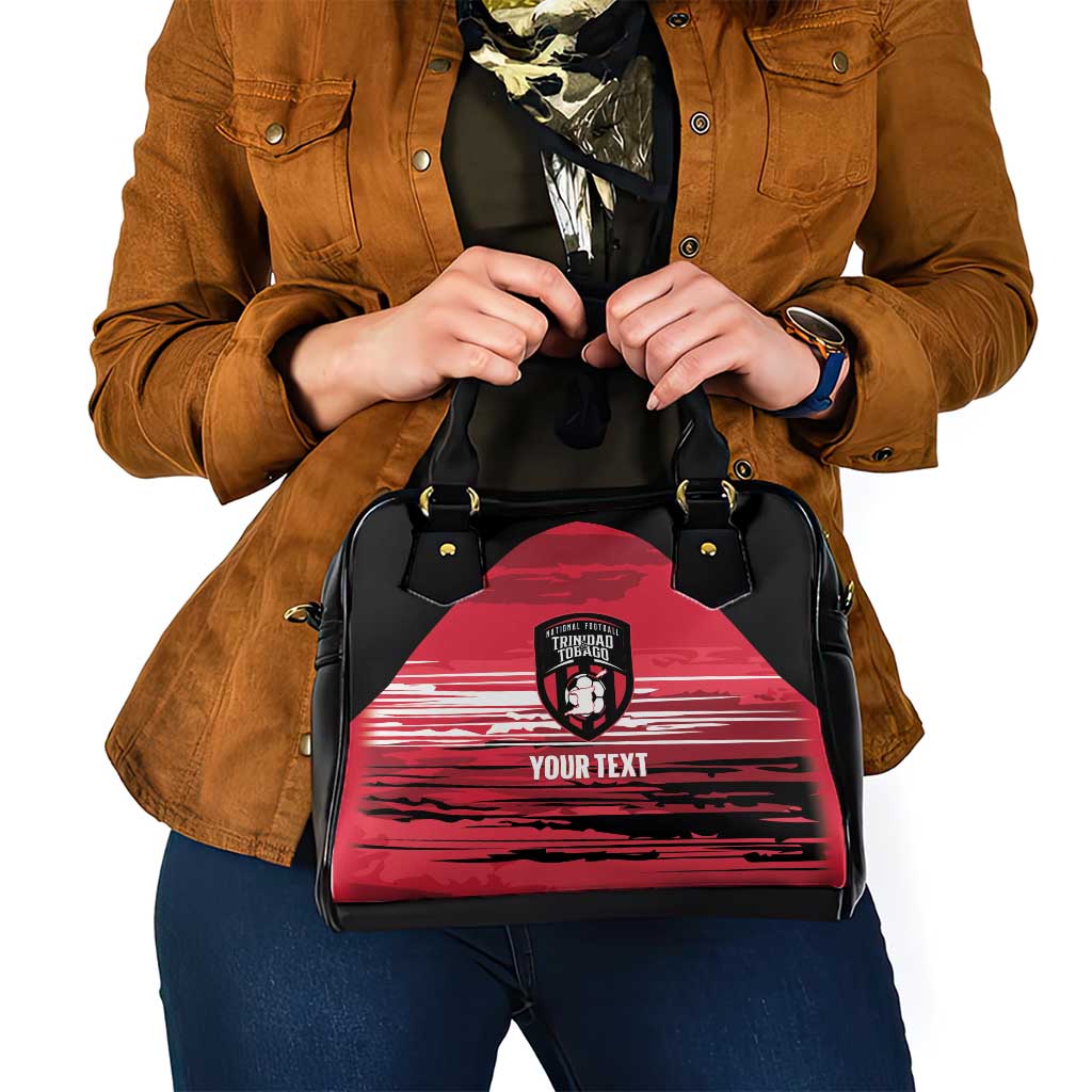 Custom Trinidad and Tobago Football Shoulder Handbag 2025 Grunge Version LT14